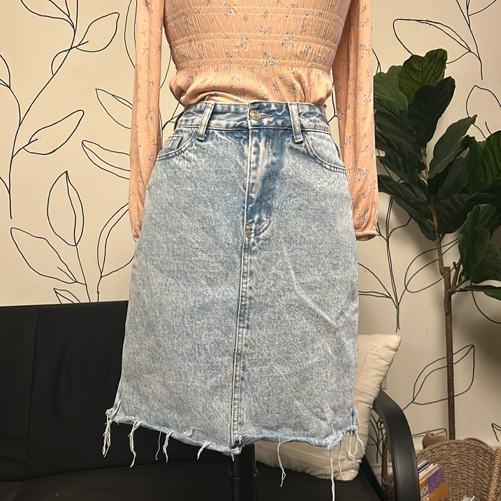 Denim Jean Skirt